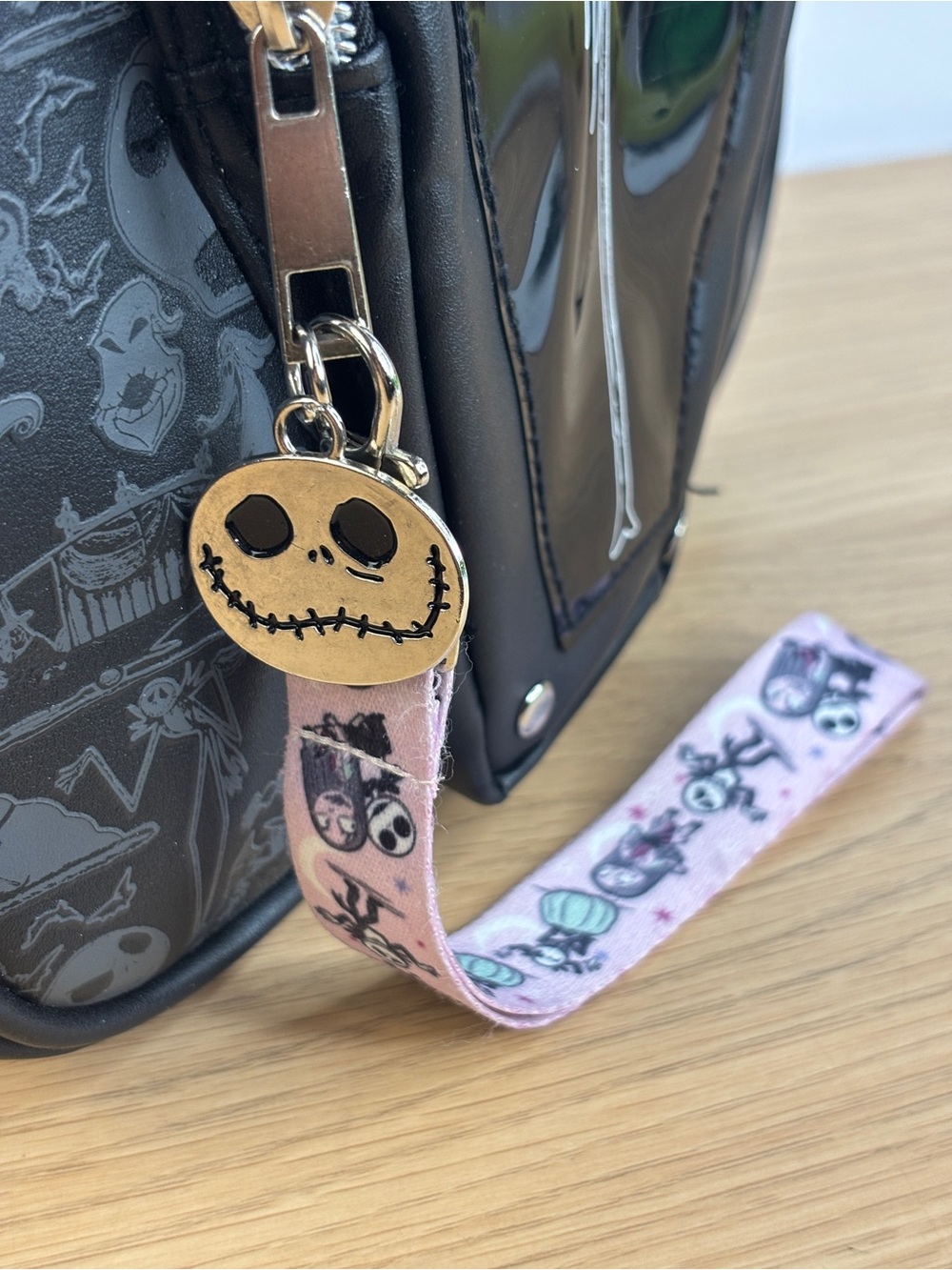 Disney Nightmare Before Christmas Coffin 10.5" Jack Skellington Mini Backpack - Picture 3 of 11